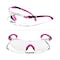 Defender Safety VS3, Safety Glasses, Clear Lens, Pink Frame, 1 PR OF-VS3-09 - alternate 1